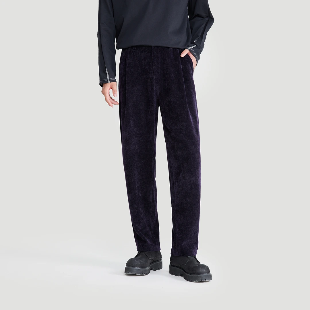 HERBEL/黑白早秋穿搭 春秋男士休闲裤子时尚休闲户外百搭舒适透气