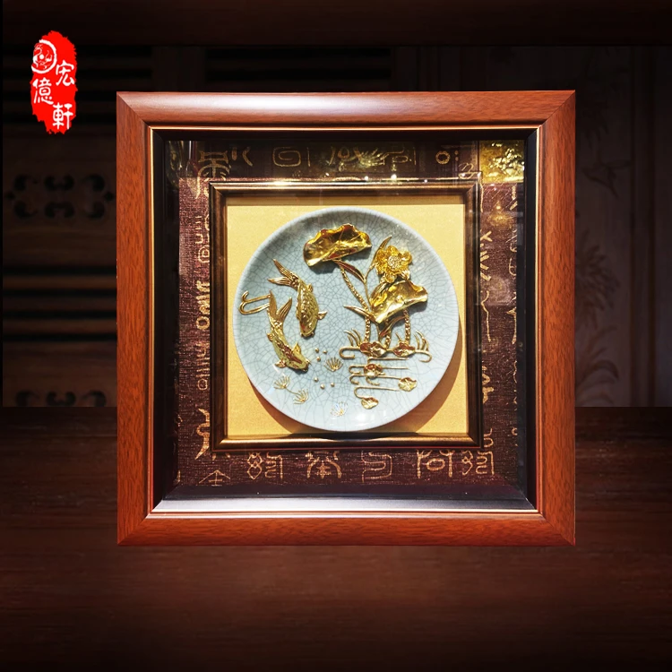 漆线雕厦门陶瓷工艺品摆件送朋友礼品礼物乔迁客厅创意实用搬家礼