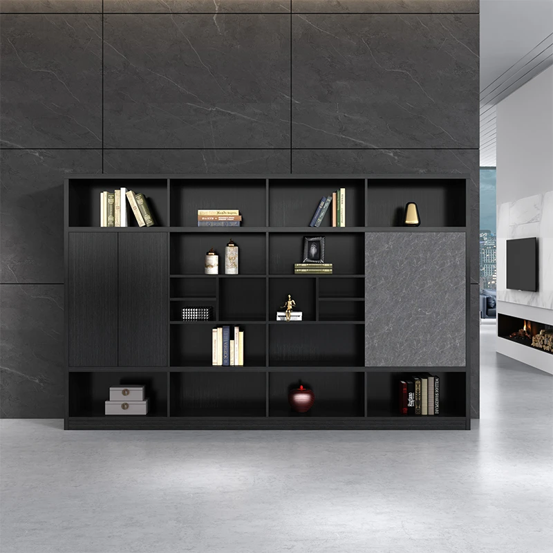 金鸾办公室文件柜木质档案柜资料柜现代简约老板室储物柜文件柜子