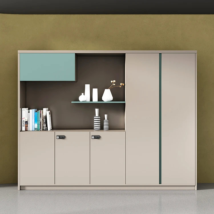 金鸾办公室文件柜密码档案柜资料柜老板室简约现代储物柜文件柜子