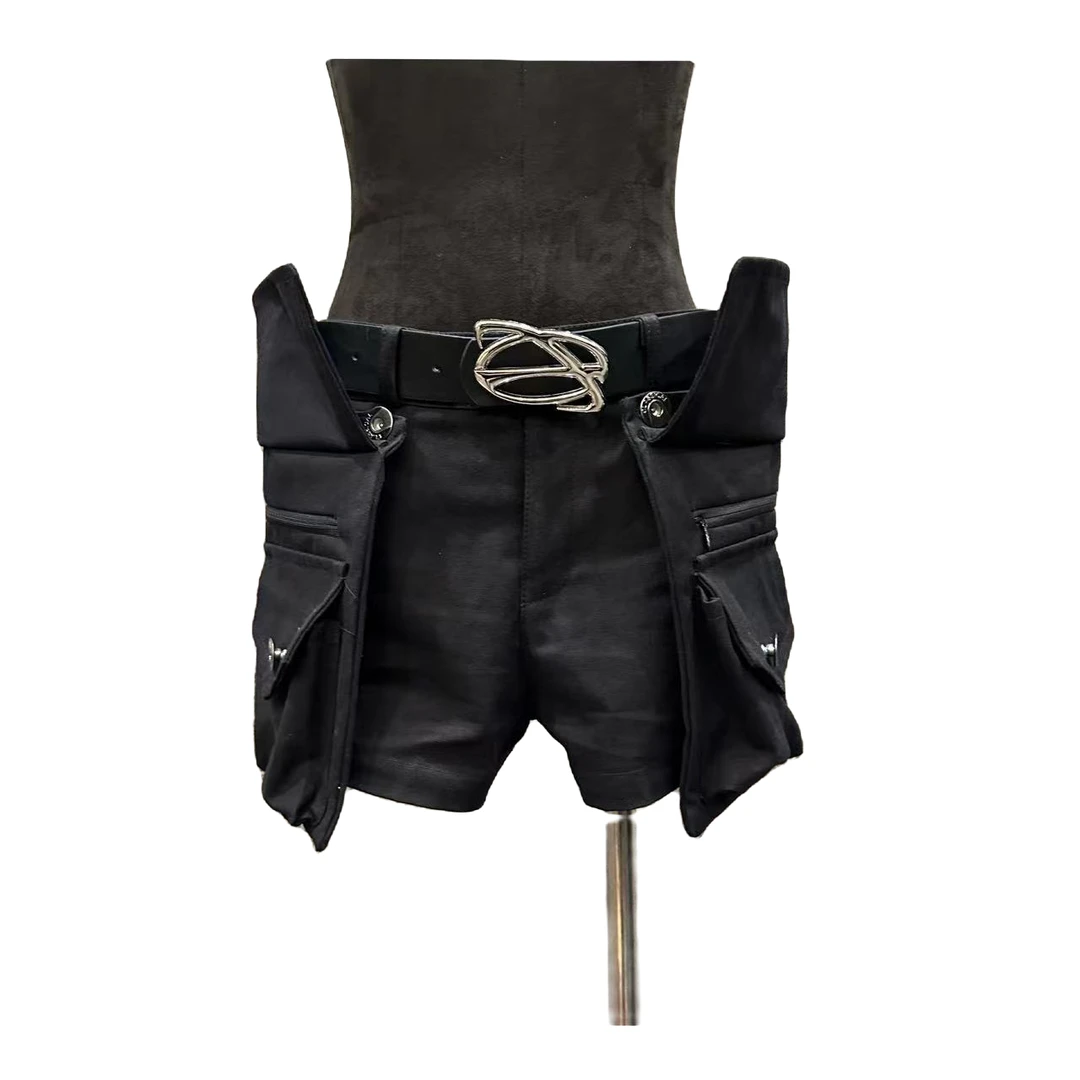 Coew July原创设计 Chic小众双包包短裤036微瑕No退换