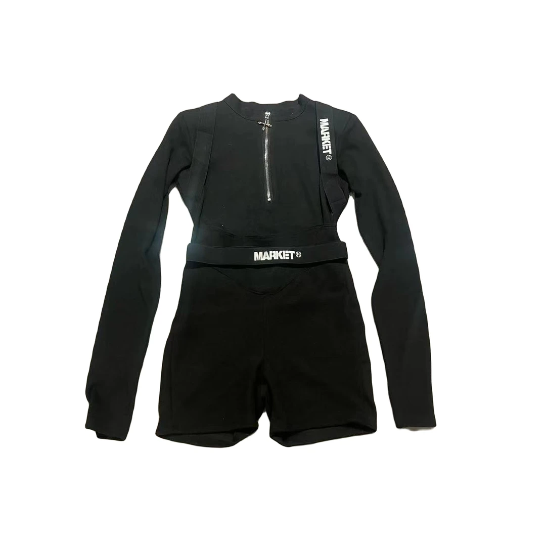 Coew July 原创设计 魔术贴背带复合棉打底套装108