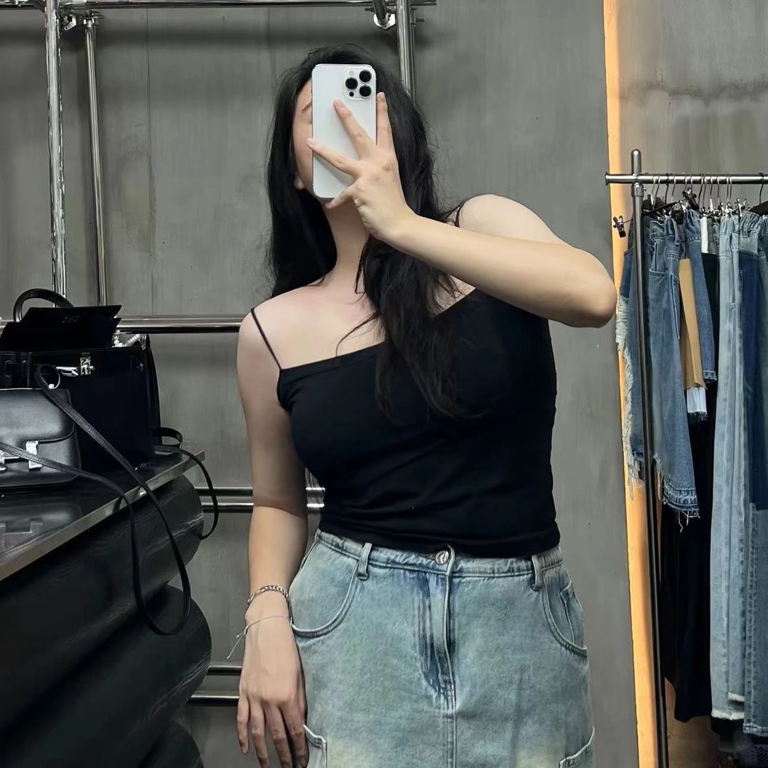 【小韩韩推荐】经典弹力遮副乳带胸垫吊带大码女装显瘦百搭美背打底