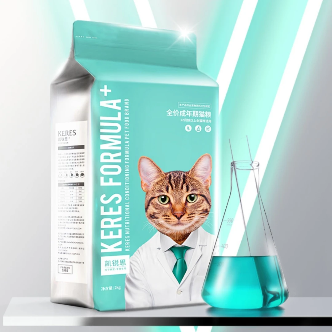 凯锐思成猫专用猫粮国产猫粮高蛋白成年鱼肉增肥发腮营养全价无谷
