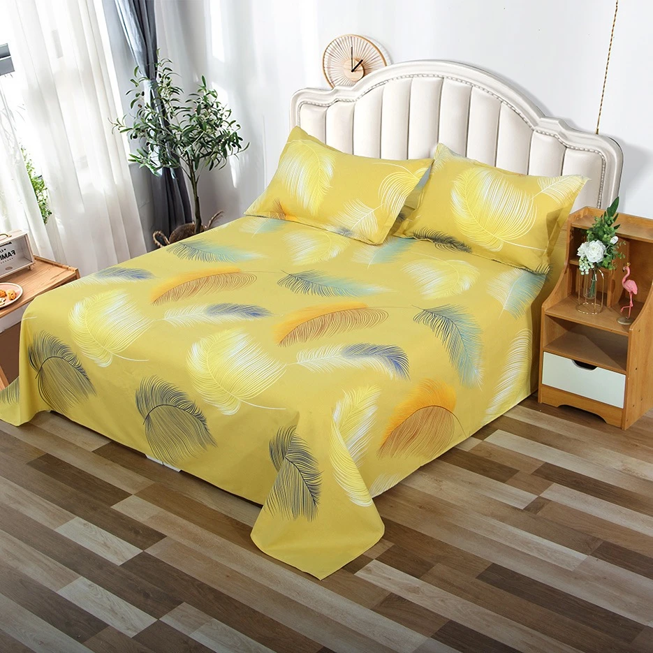 金色羽毛 单人被套 尺寸1.5X2.1米 新疆长绒棉 亲肤透气加厚款