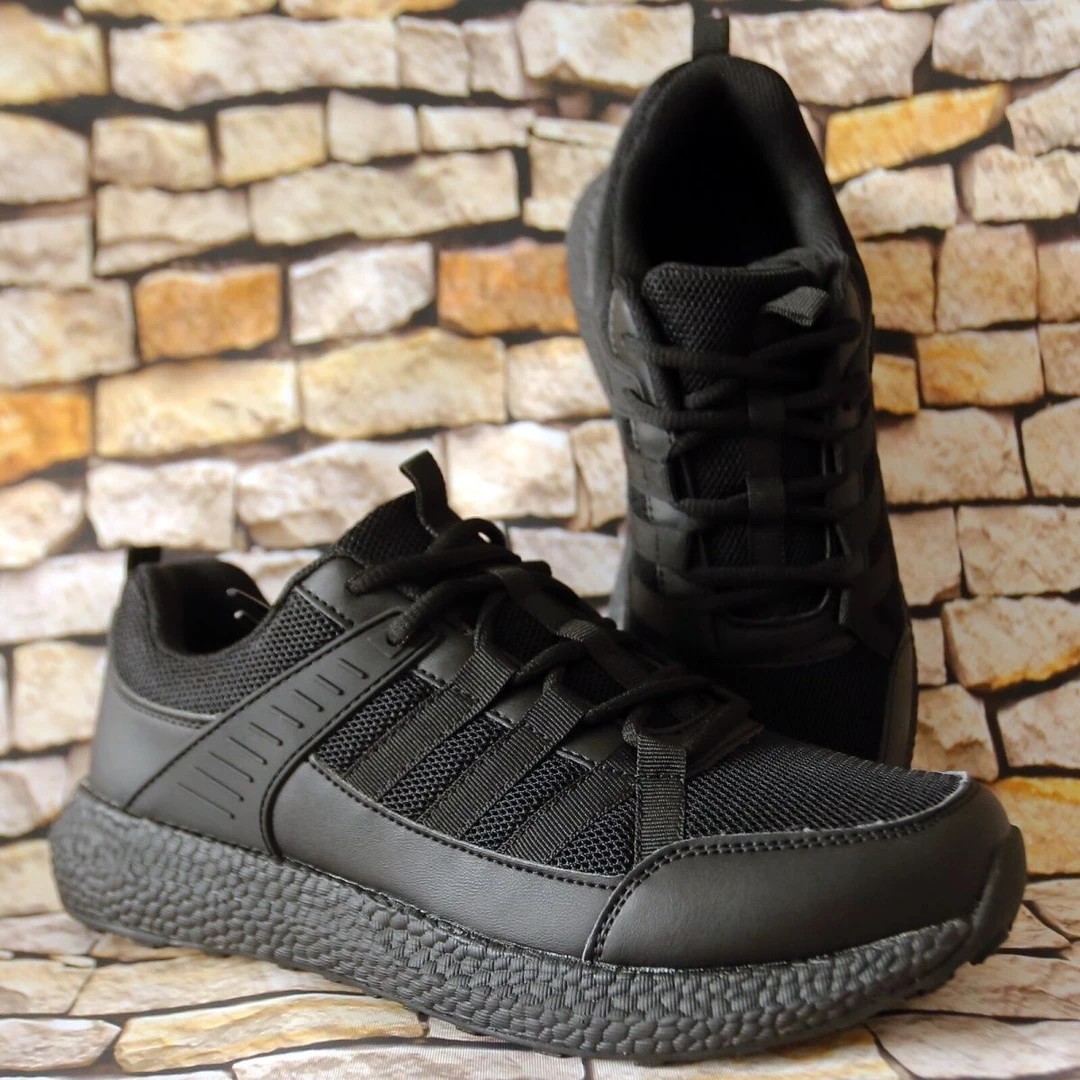 夏季新式行政透气轻便跑步作训超轻运动户外徒步体能训练跑鞋黑色