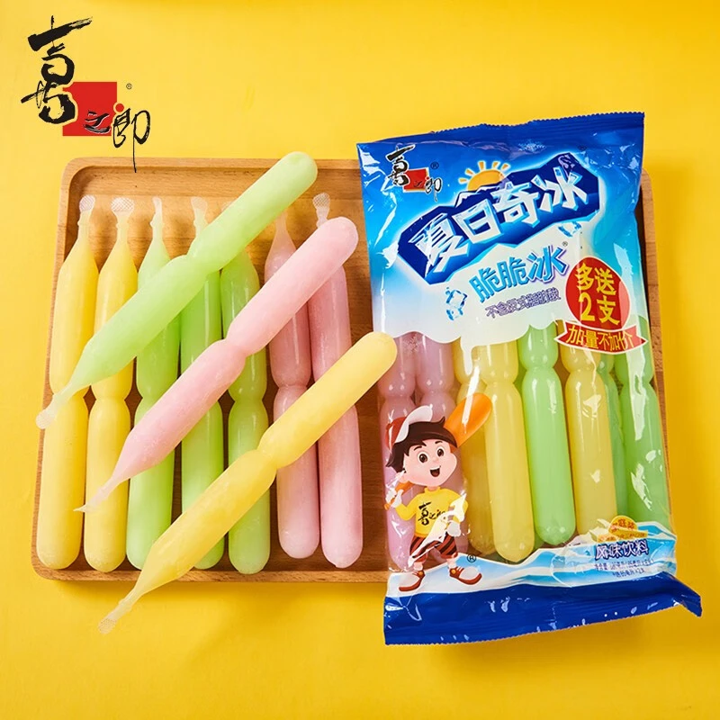 喜之郎脆脆冰棒冰85ml*8支+送2支（共10支）碎冰冰夏季清爽零食