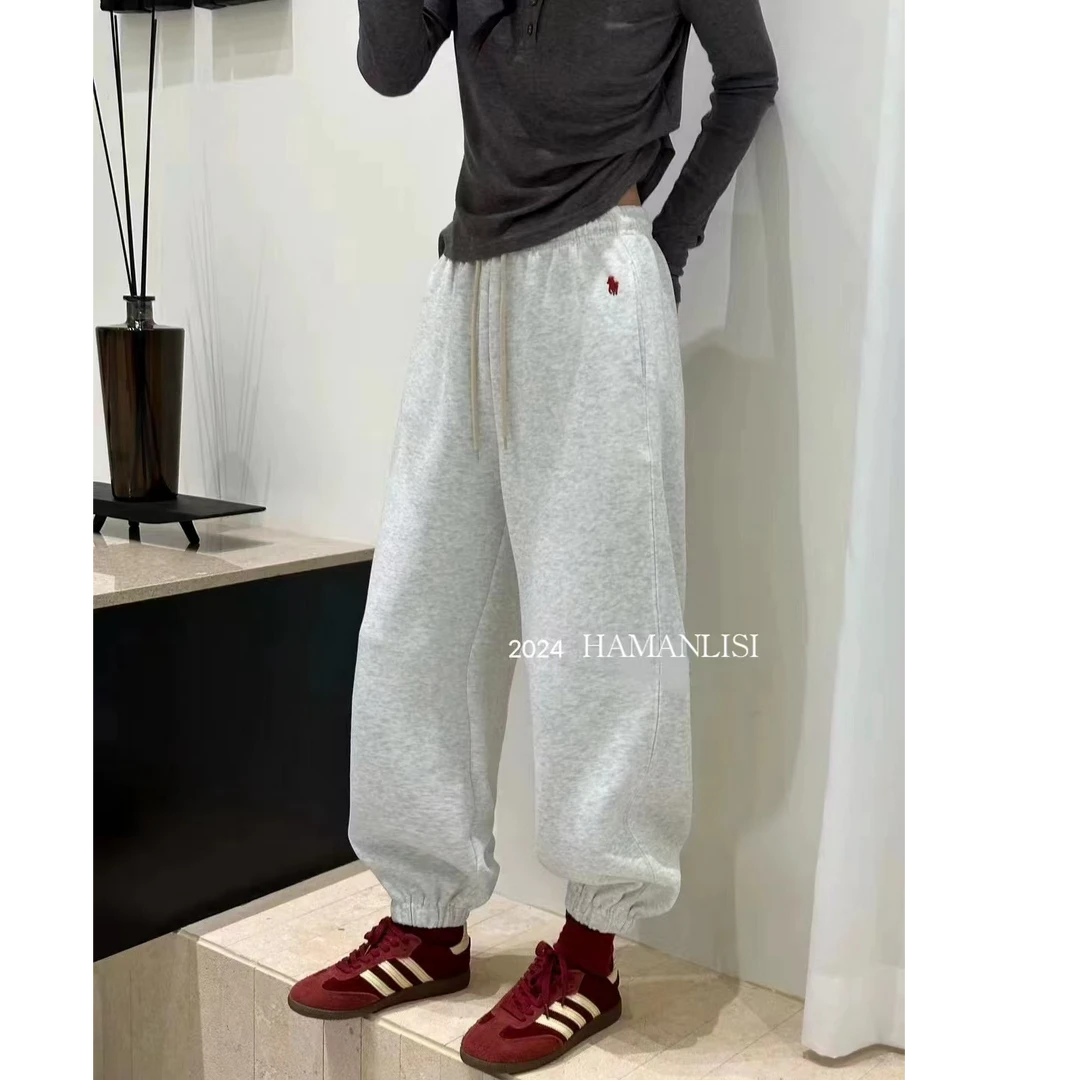 HM~【一见钟情】秋冬爆赞神裤休闲宽松束脚卫裤100#