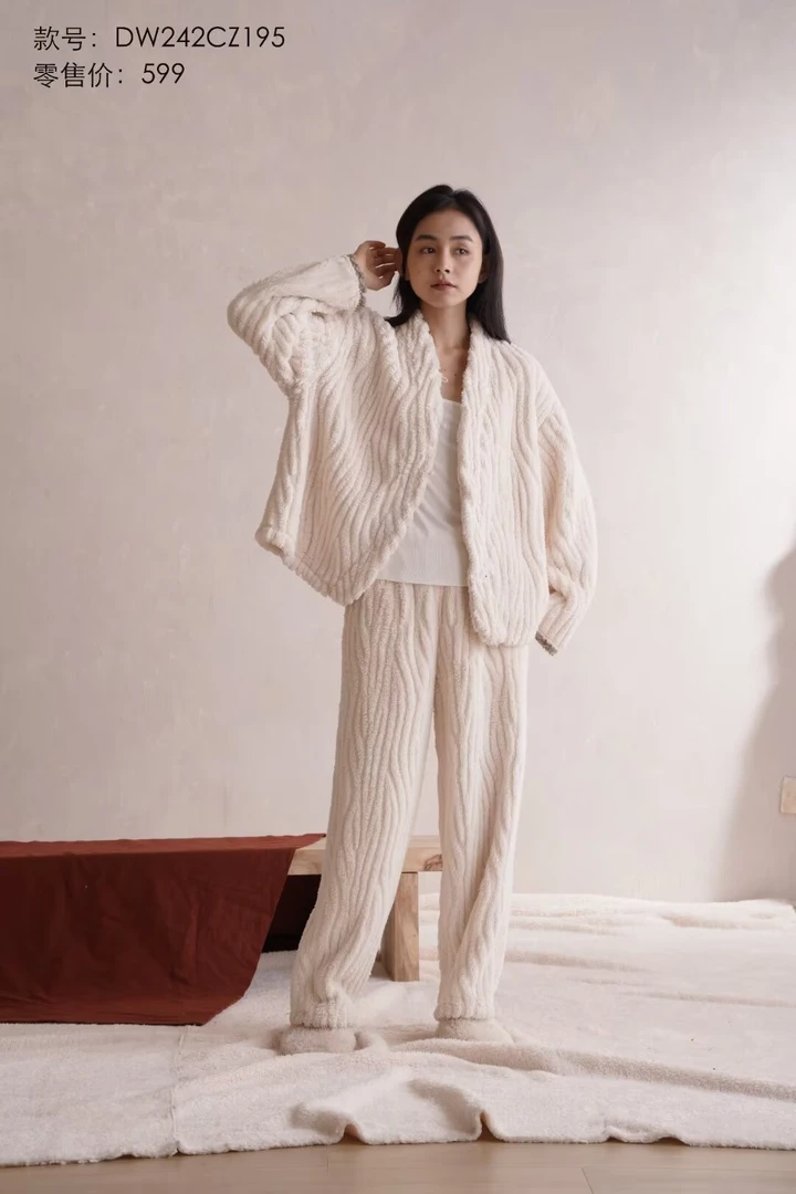 【蟲子姐姐专属】242-195朵朵可可女24秋冬家居服套装睡衣冬款加厚