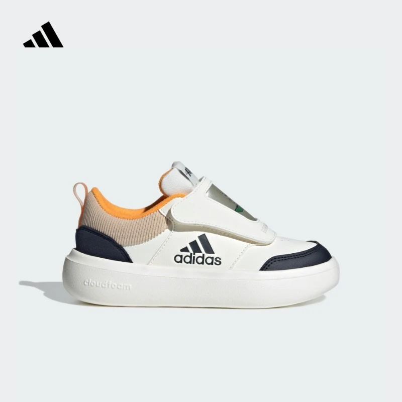 adidas阿迪达斯官方儿童鞋男小童魔术贴运动鞋PARK ST AC  JH7138