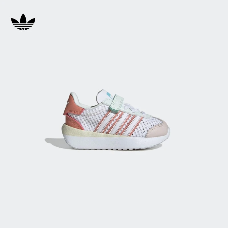 adidas阿迪达斯官方三叶草儿童鞋女婴童运动学步鞋COUNTRY JH6368