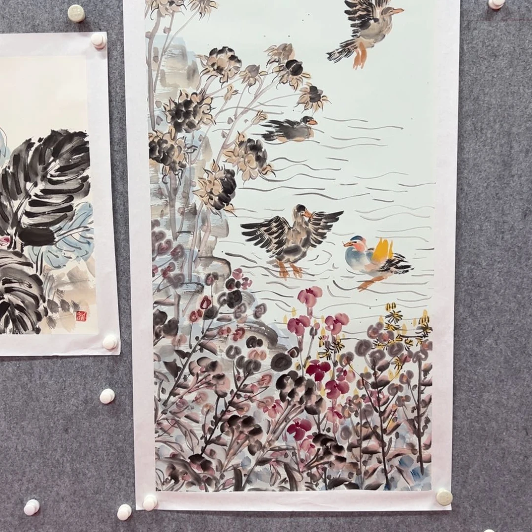 绘画荆桂秋国画精品