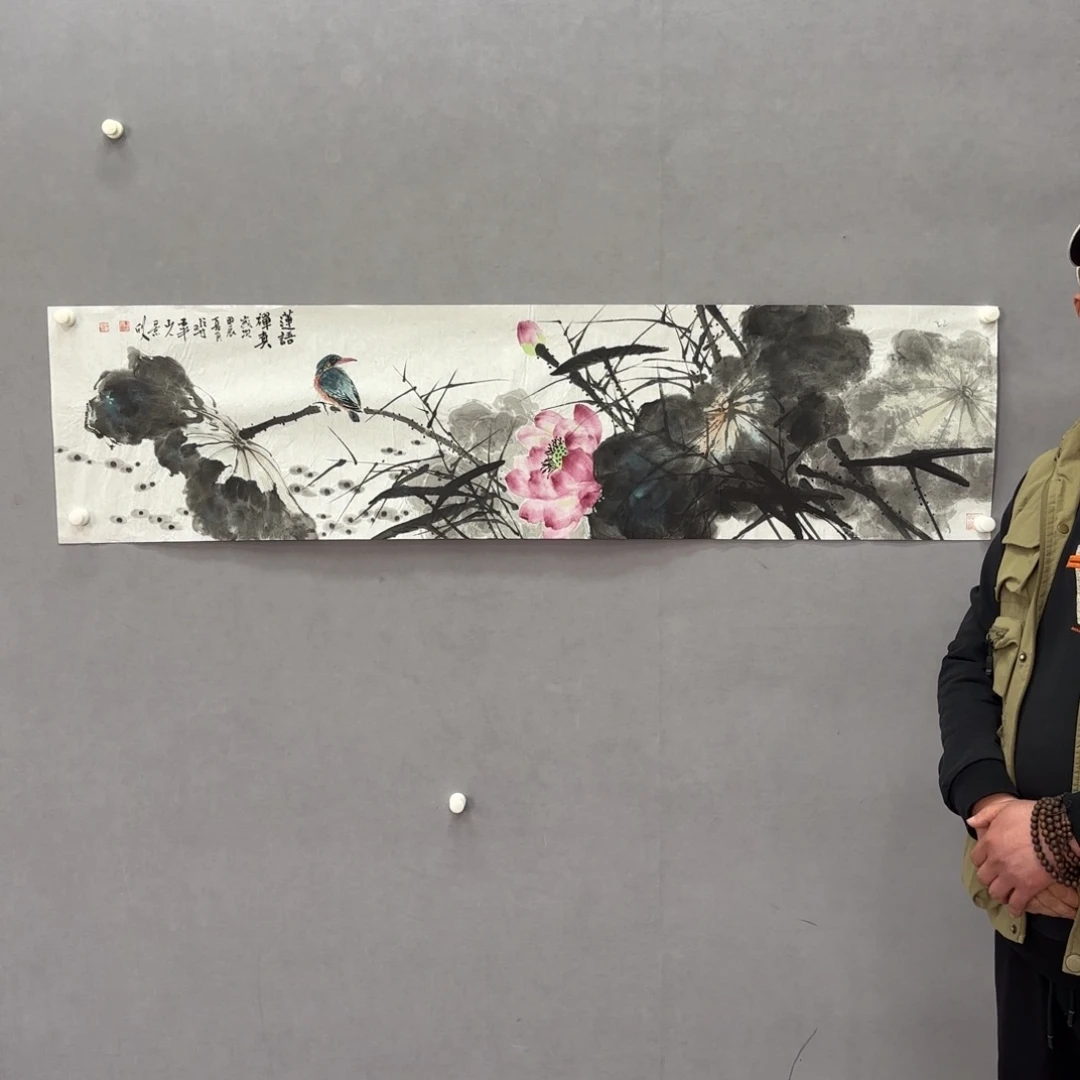 绘画艺术家真人真迹