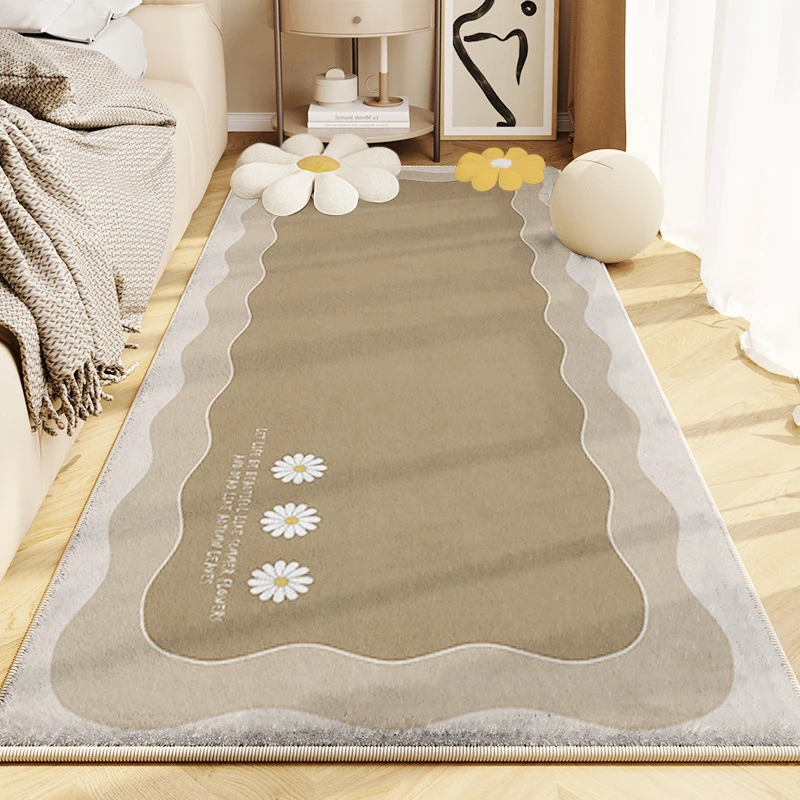 床边地毯床边防摔地垫卧室儿童房加厚爬爬垫榻榻米飘窗垫秋冬加厚