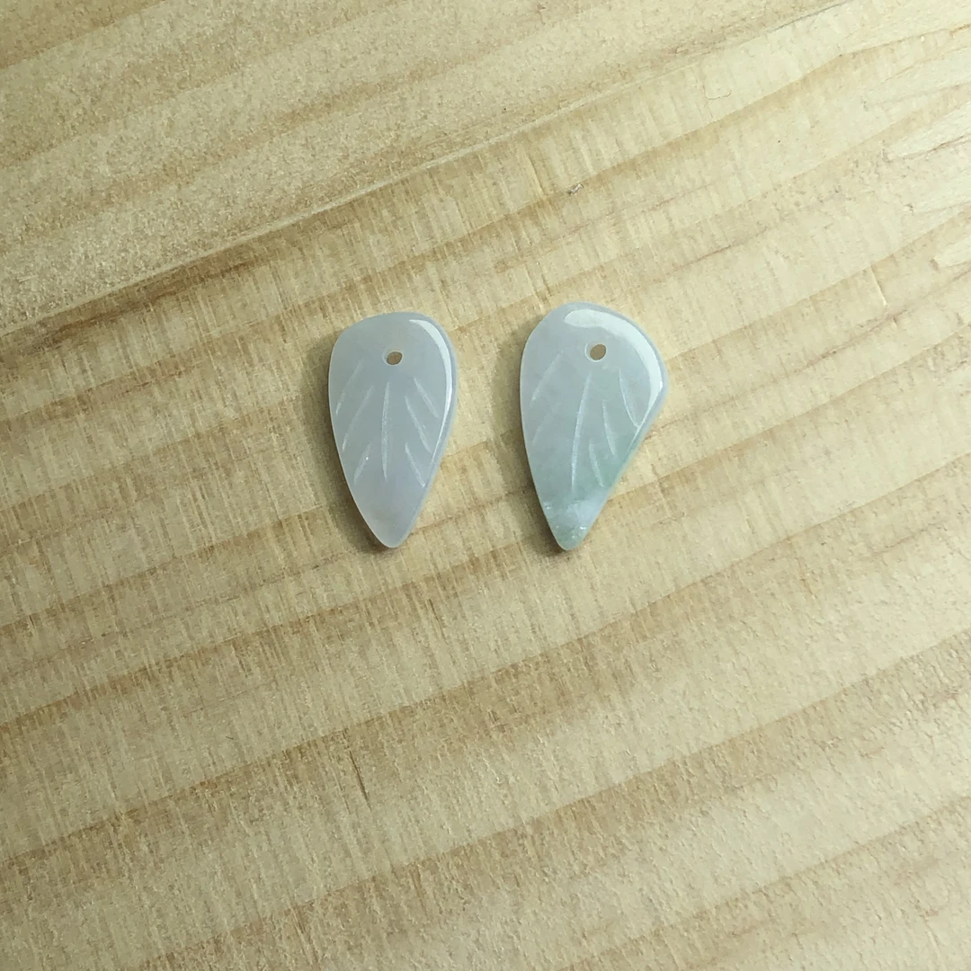天然缅甸翡翠A货叶子