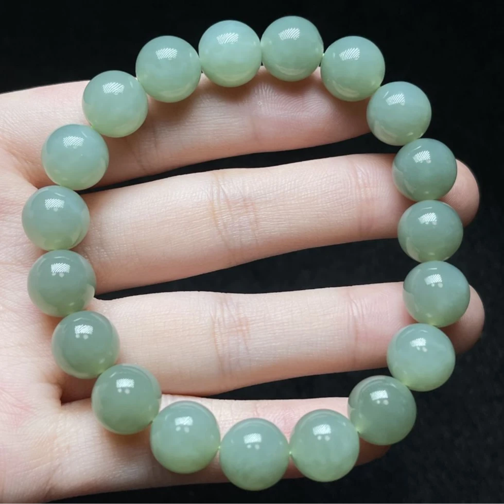 【锋哥珠宝】 24 和田玉珠宝手串（10mm+）