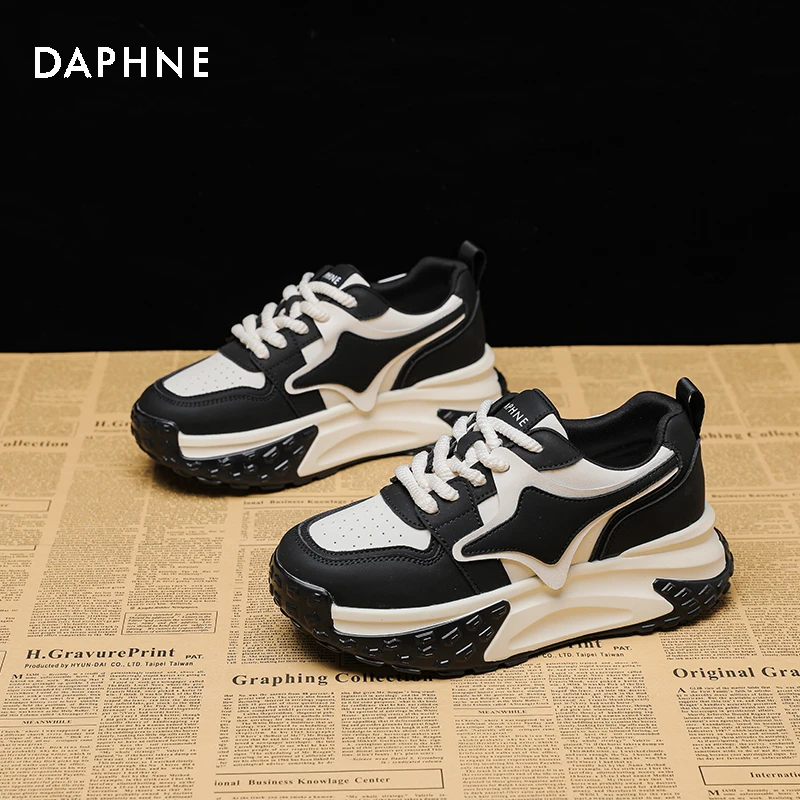 Daphne/达芙妮老爹鞋女ins2025夏季新款网红百搭显脚小休闲运动鞋