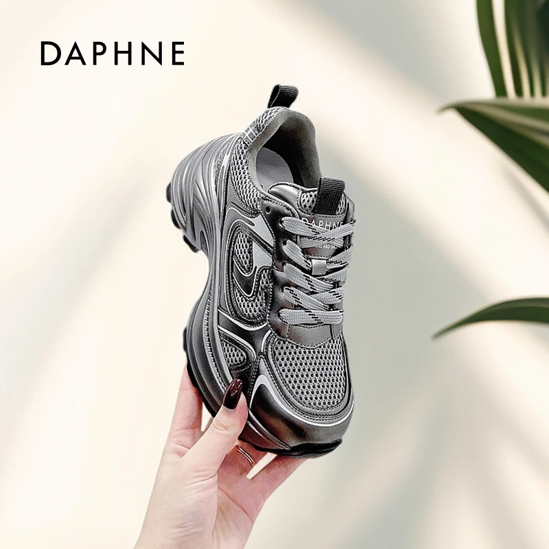 Daphne/达芙妮老爹鞋女2025夏季新款时尚百搭潮流厚底休闲运动鞋