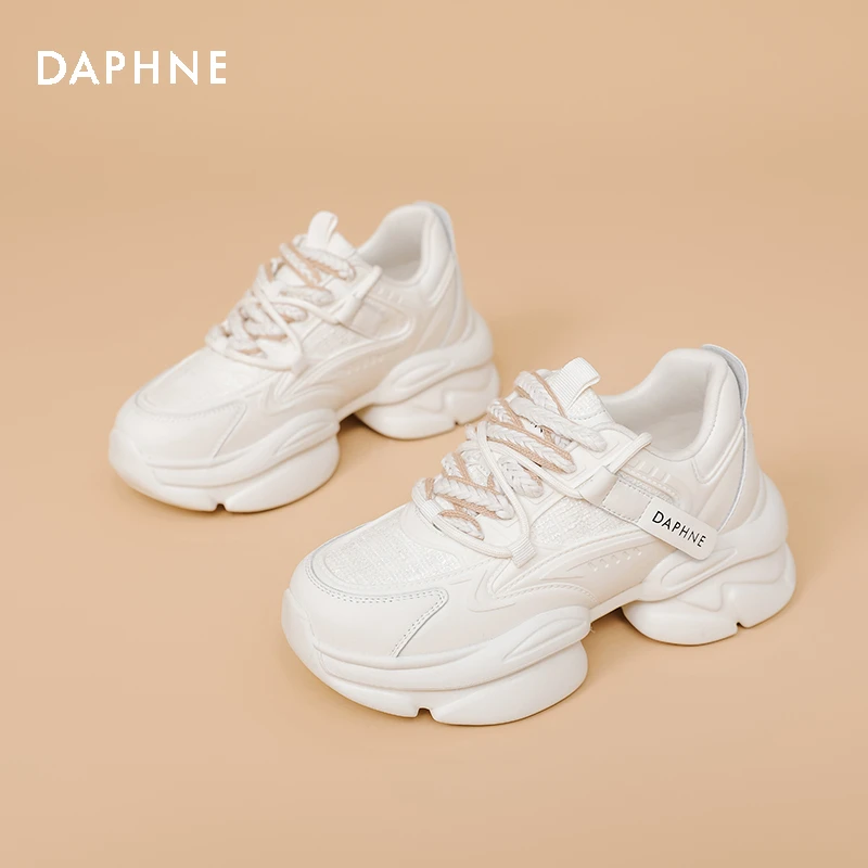 Daphne/达芙妮老爹鞋女ins潮2025夏季新款时尚百搭休闲厚底运动鞋