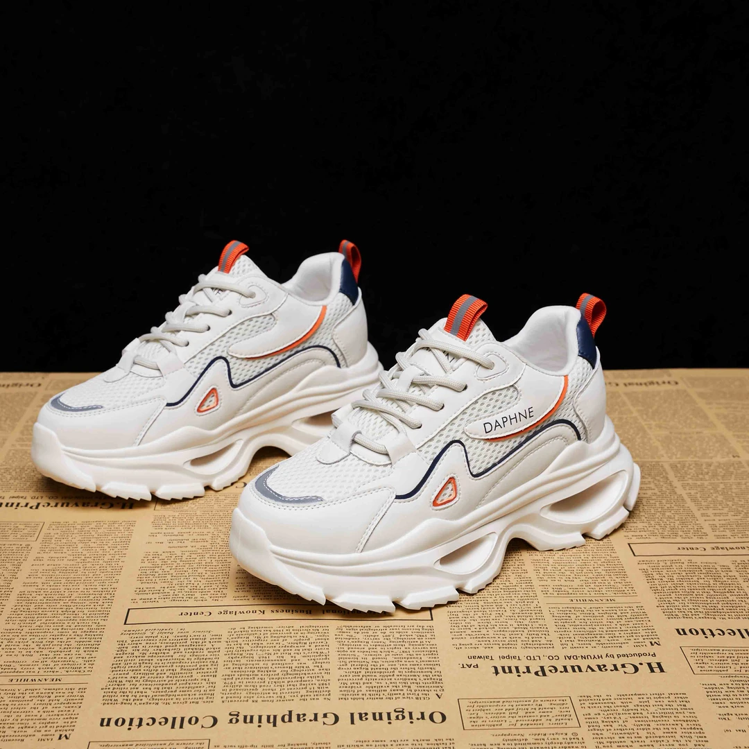 Daphne/达芙妮老爹鞋女2025夏季新款ins时尚百搭厚底休闲运动鞋