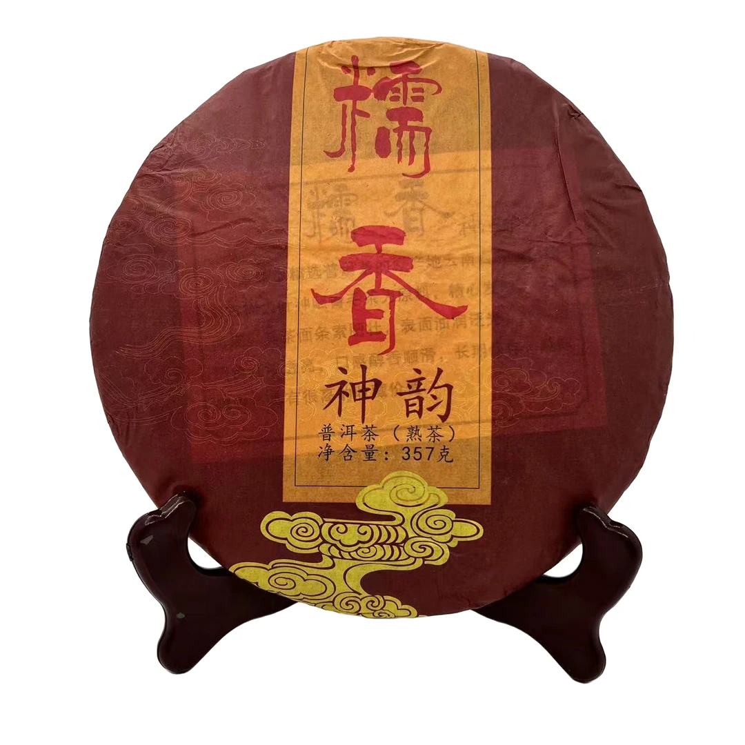2010年糯香神韵普洱熟茶357g