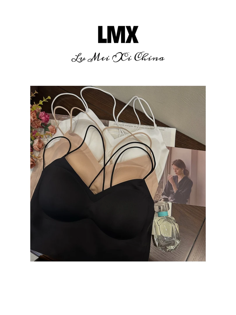 LMXPPJ【小贴心】亲肤无感舒适度拉爆百搭不出错细带美背 F029