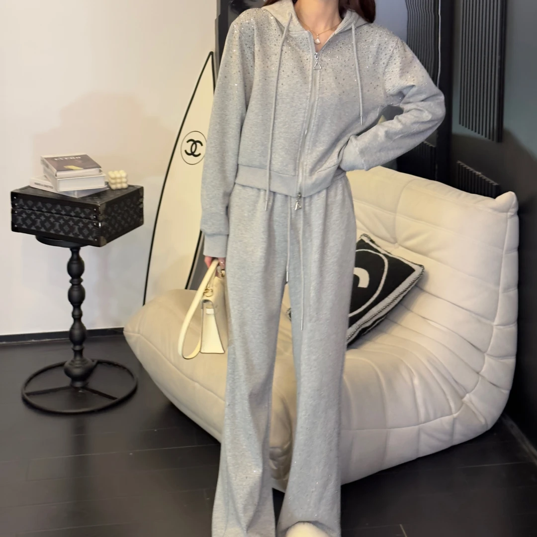 璀璨人生加绒休闲套装XS30147