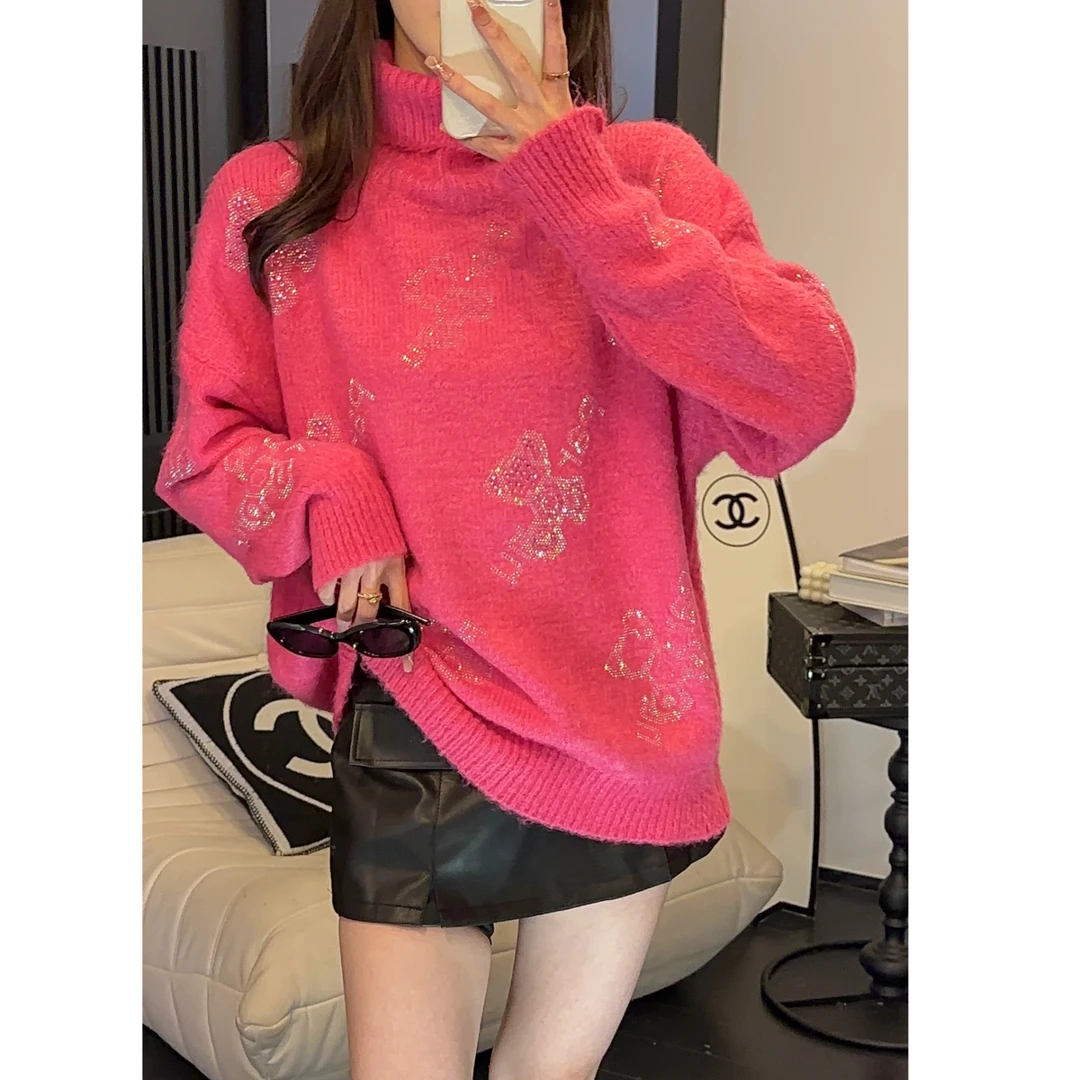 星汉灿烂高领毛衣XS30148