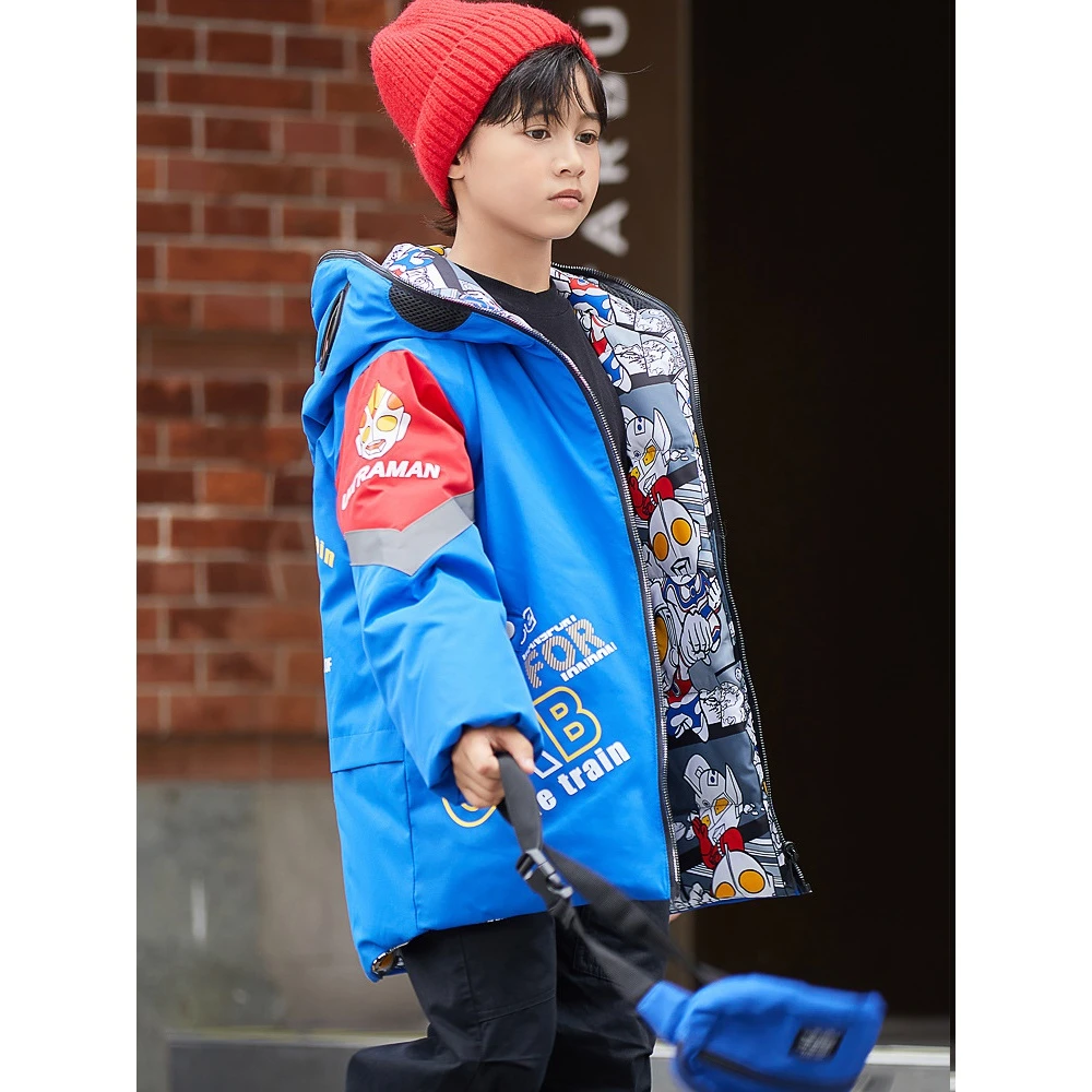 儿童中小童2023年爆款潮款男童新款羽绒服冬季白鸭绒宝宝洋气加厚