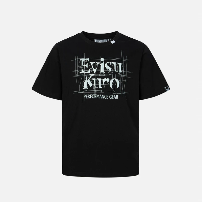EVISU KURO福神男士T恤印花情侣2ESGNM4TS5051XXCT