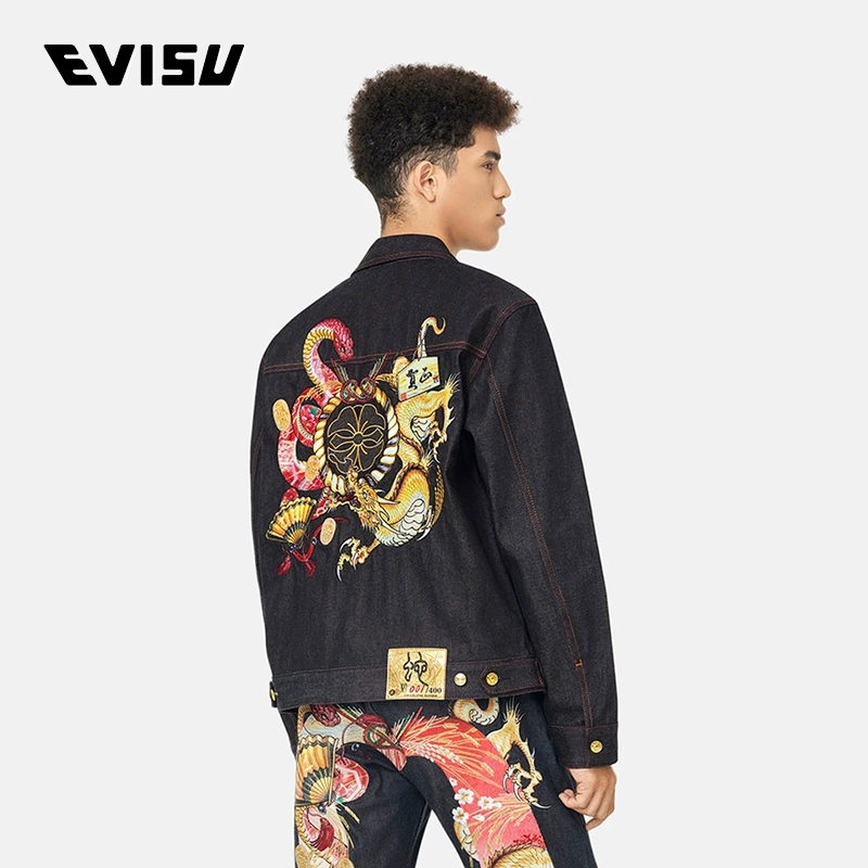 【蛇年限定】EVISU2025年春季限量限定款牛仔外套2ESHTM5DJ1234RXDN