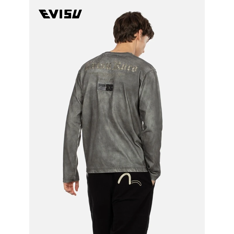 EVISU KURO 2023秋季新款 男士海鸥及LogoT恤2EAGNM3TL5170RXCT