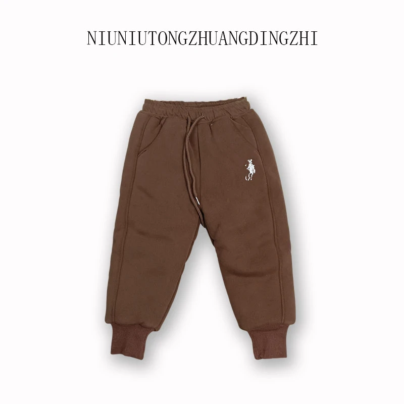 A158童装加厚冬款卫裤棉裤韩系时尚百搭耐脏