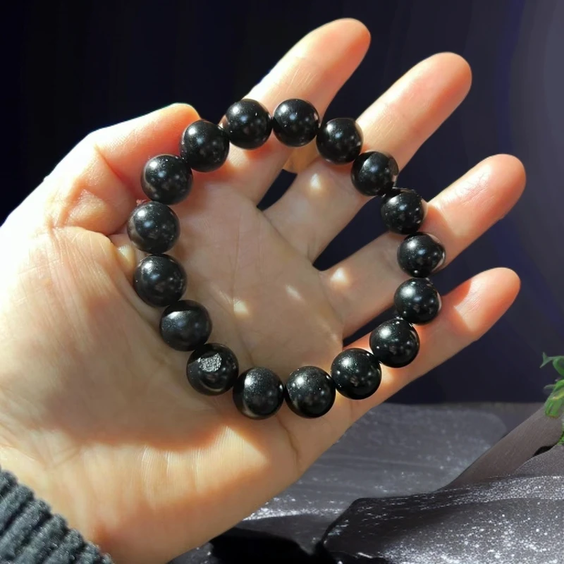 四九城收藏新疆墨玉1.2圆珠手串男女同款