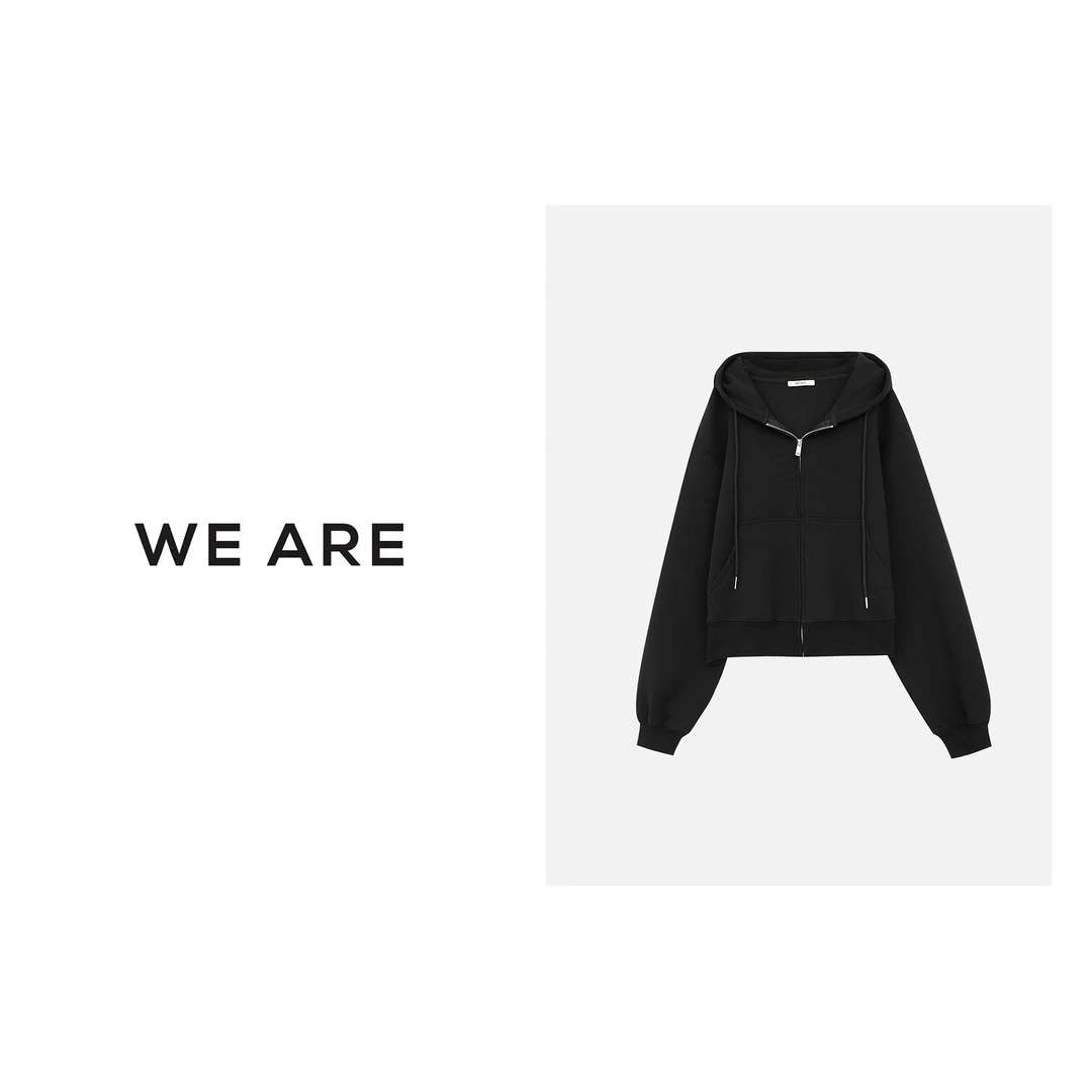 《WE ARE》22603**GIGI  连帽宽松卫衣外套