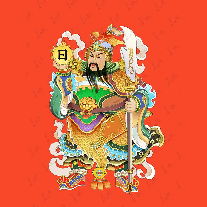 2024门神，灶王，床公床婆，井神，土地公土地婆，家宅六神全套