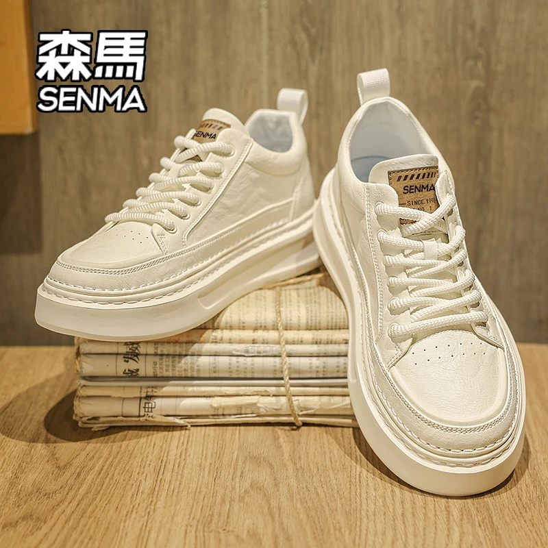 SENMA/森马鞋子男款冬季2026新款百搭爆款小白鞋男士休闲运动板鞋