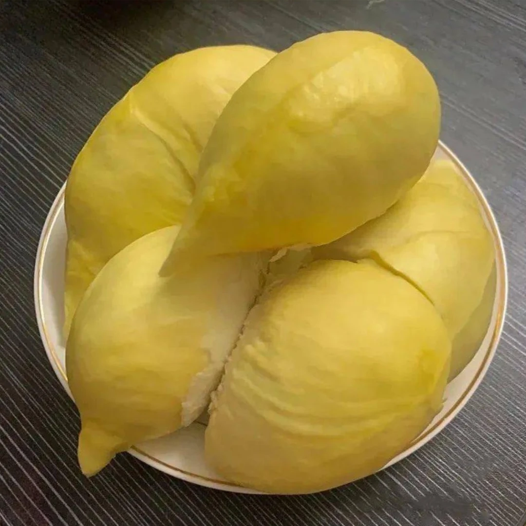 现剥金枕榴莲肉一份