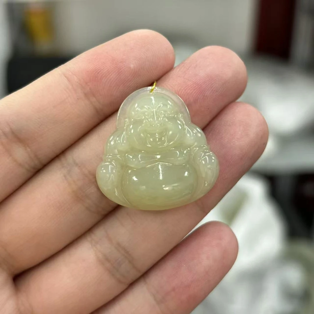 老卢和田玉佛公吊坠精美时尚气质款多样性发货其一M71A0010