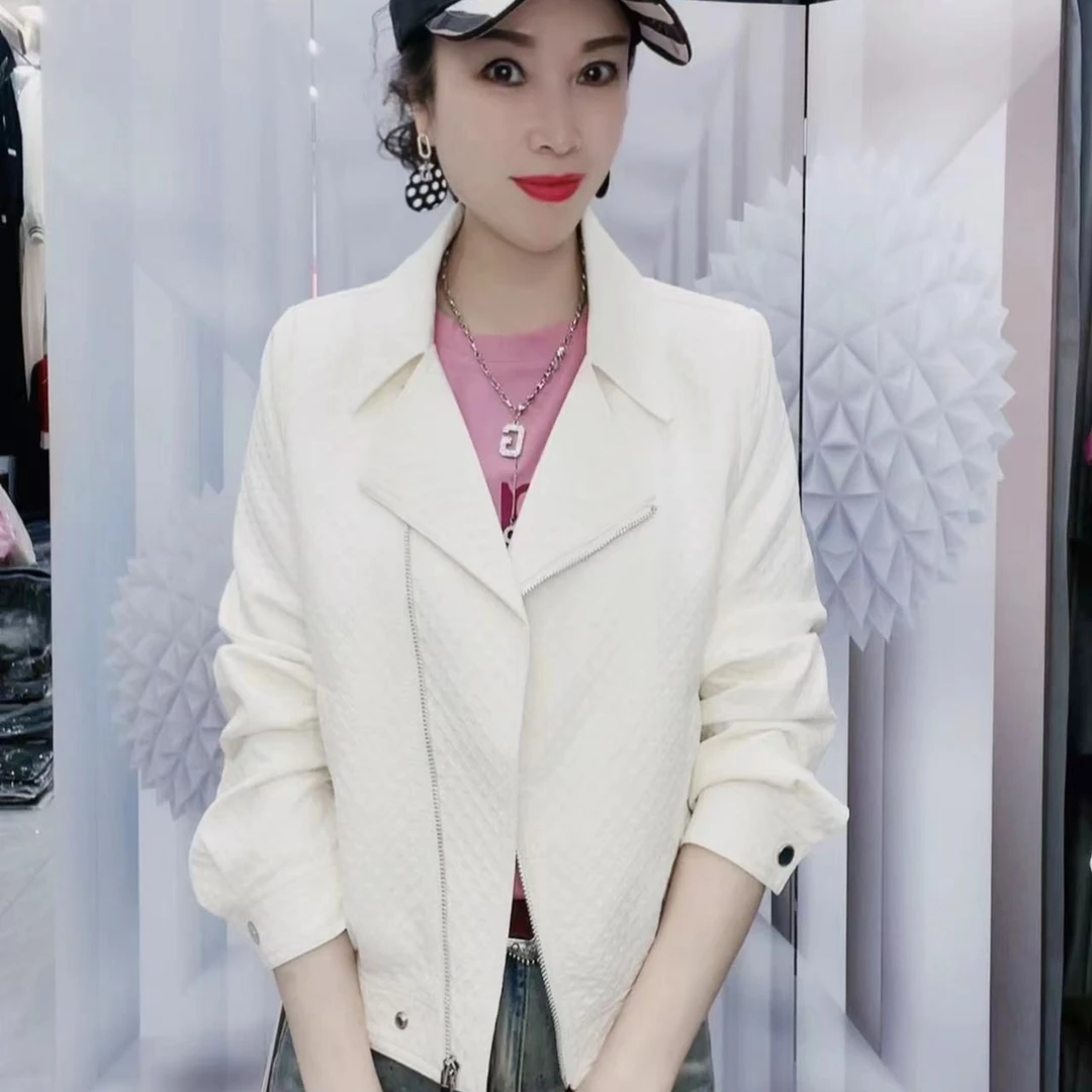 【懂你吴姐】927-1新款柯氏夹克西装领百搭外套