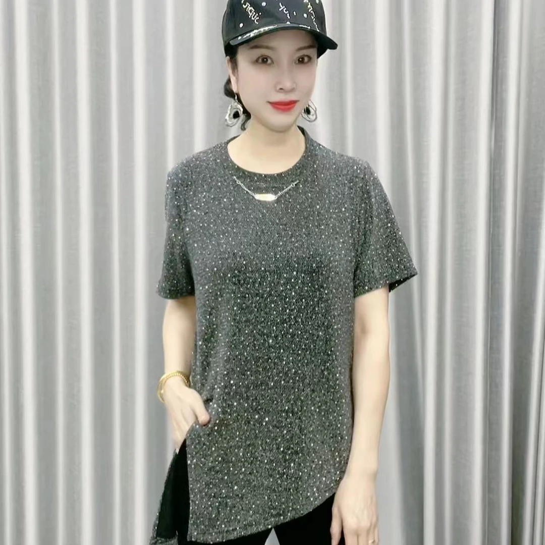 【懂你吴姐】817新款不规则前开叉上衣