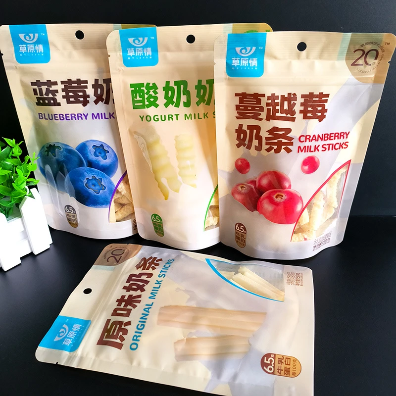 内蒙古草原情奶条150g*3袋奶酪条零食奶制品酸奶条奶干奶奶酥奶棒