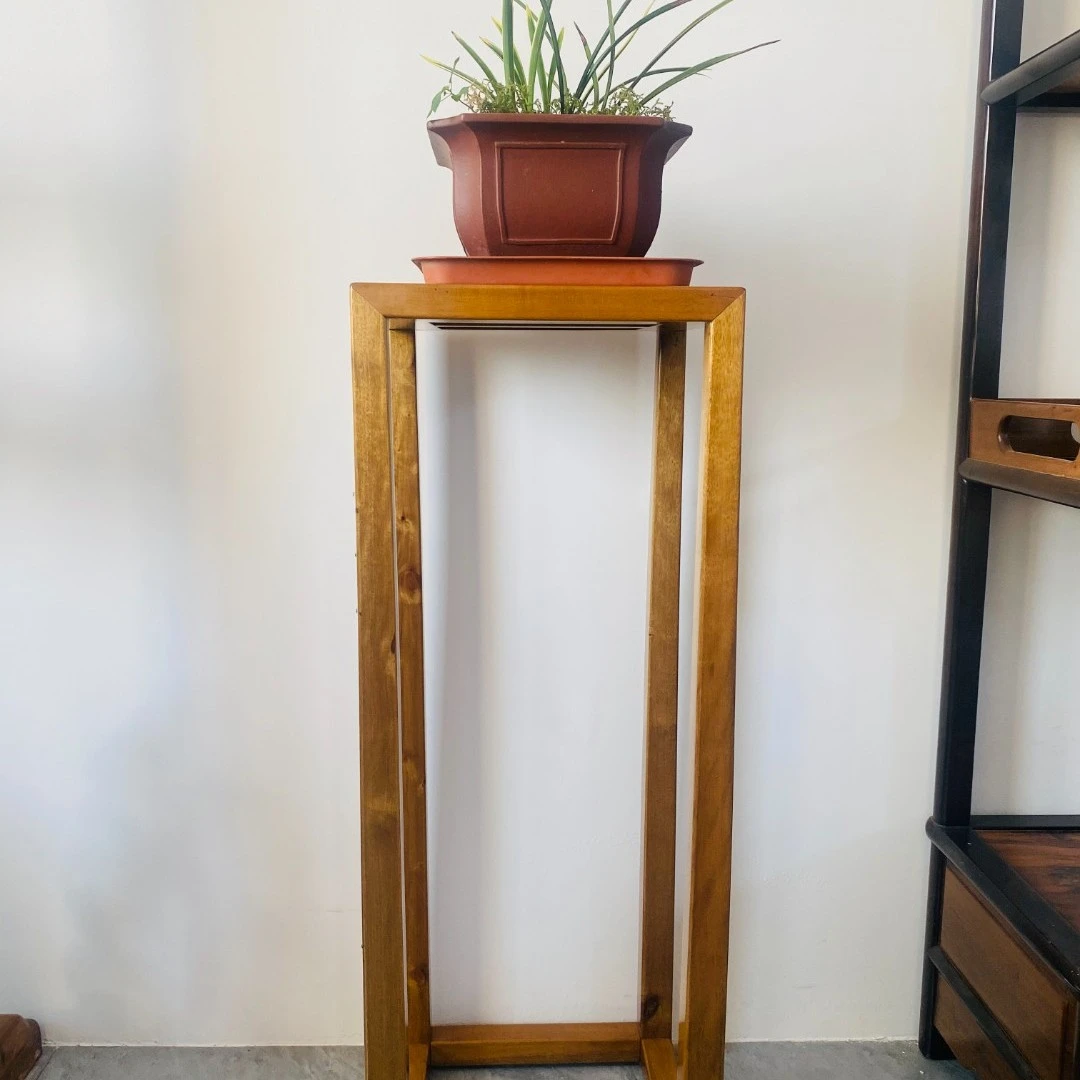 四川小叶桢楠花几 落地新中式禅意