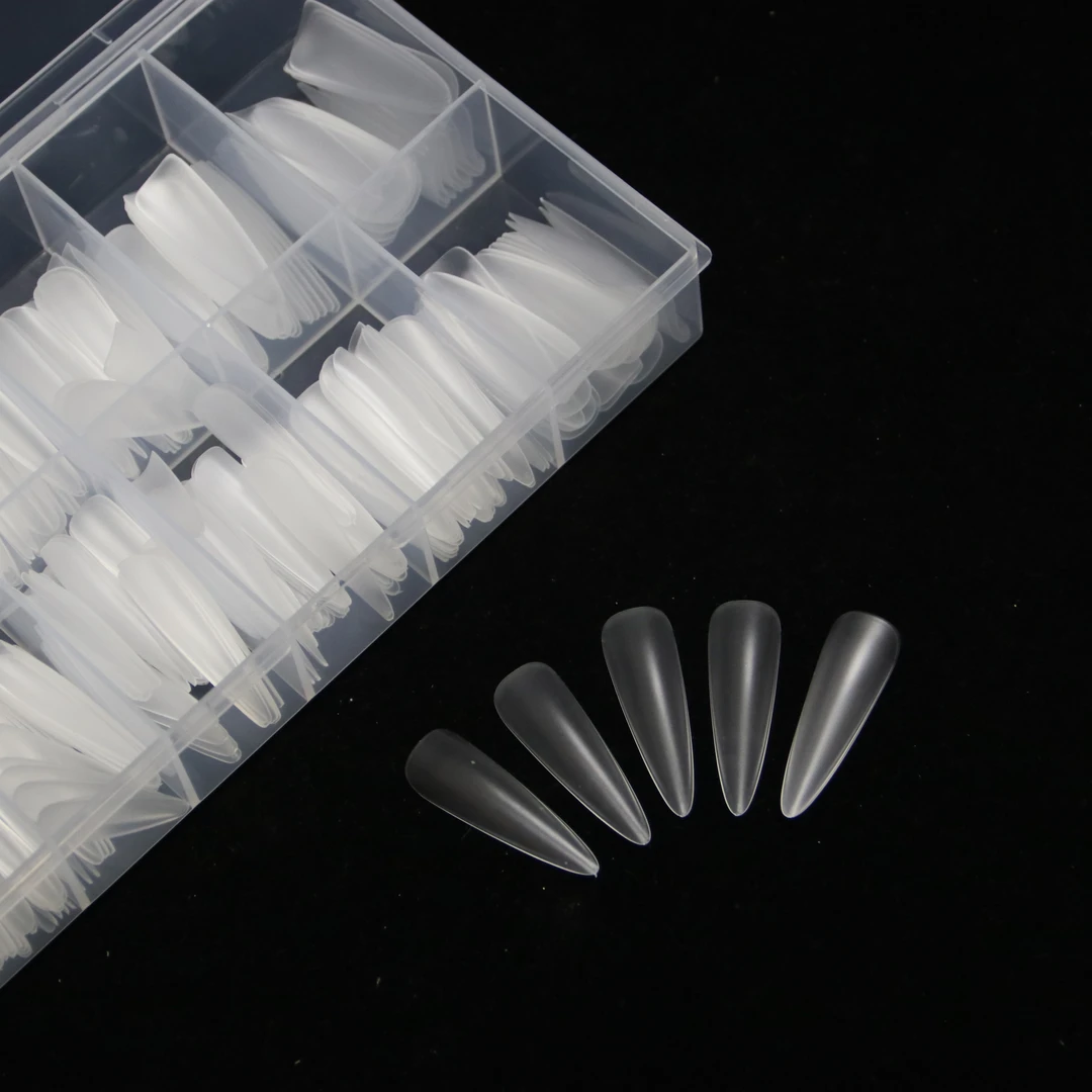 【300片细狗长尖】型美甲轻薄甲片穿戴甲片打磨甲片甲片服帖超薄