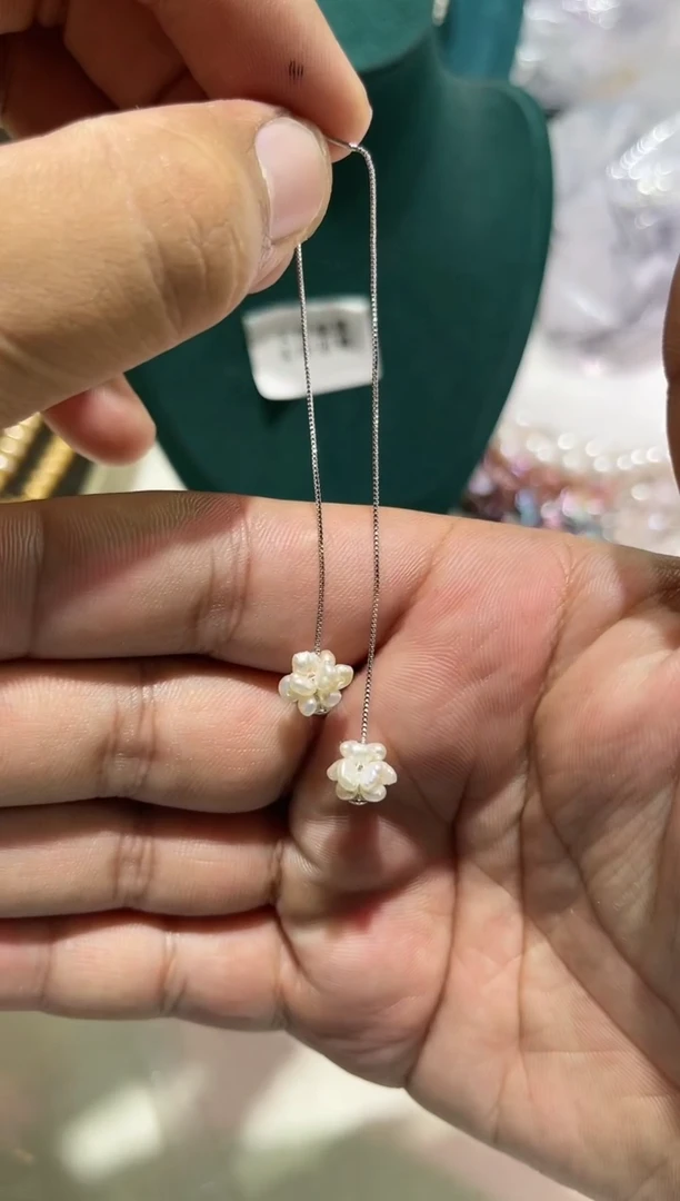 【闪购商品】淡水珍珠耳饰未镶嵌珍珠