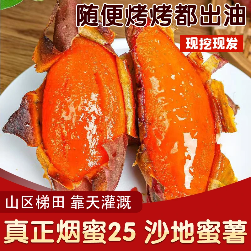 山东烟薯25号柘山蜜薯10斤糖心红薯超甜山芋番薯小香蜜板栗烤地瓜