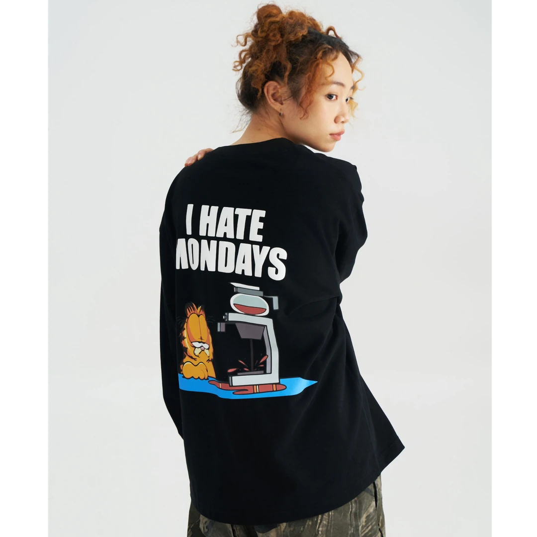 【加菲猫联名】长袖休闲圆领秋季宽松潮流SA44TS002U