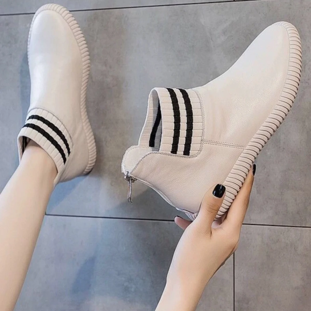 新款低帮百搭休闲时尚圆头女休闲鞋N6688