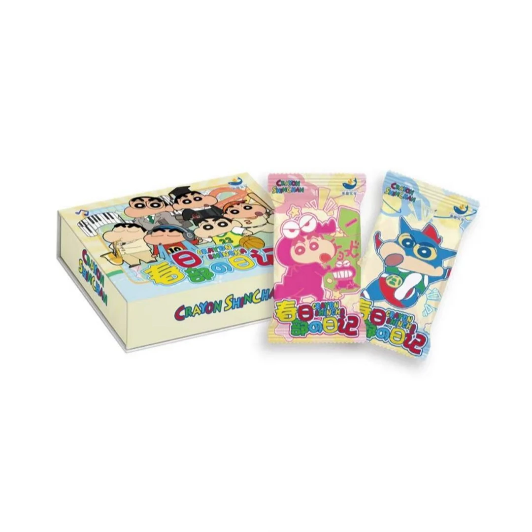【吃吃浮浮】乖鱼文创《蜡笔小新-春日部的日记》二次元潮玩卡牌盲盒