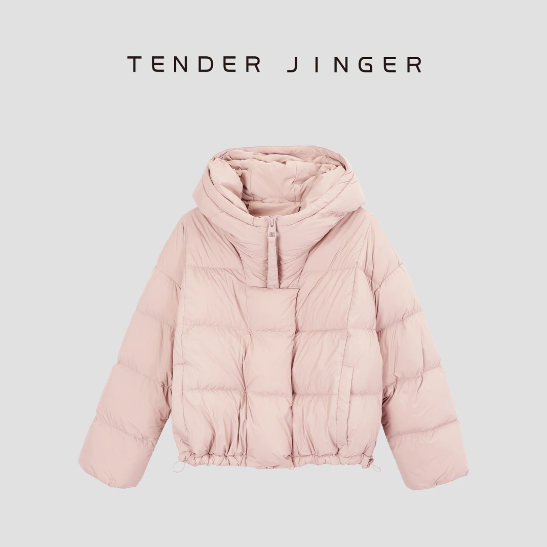 Tender Jinger连帽泡芙短款安心羽绒服T44MEL79193